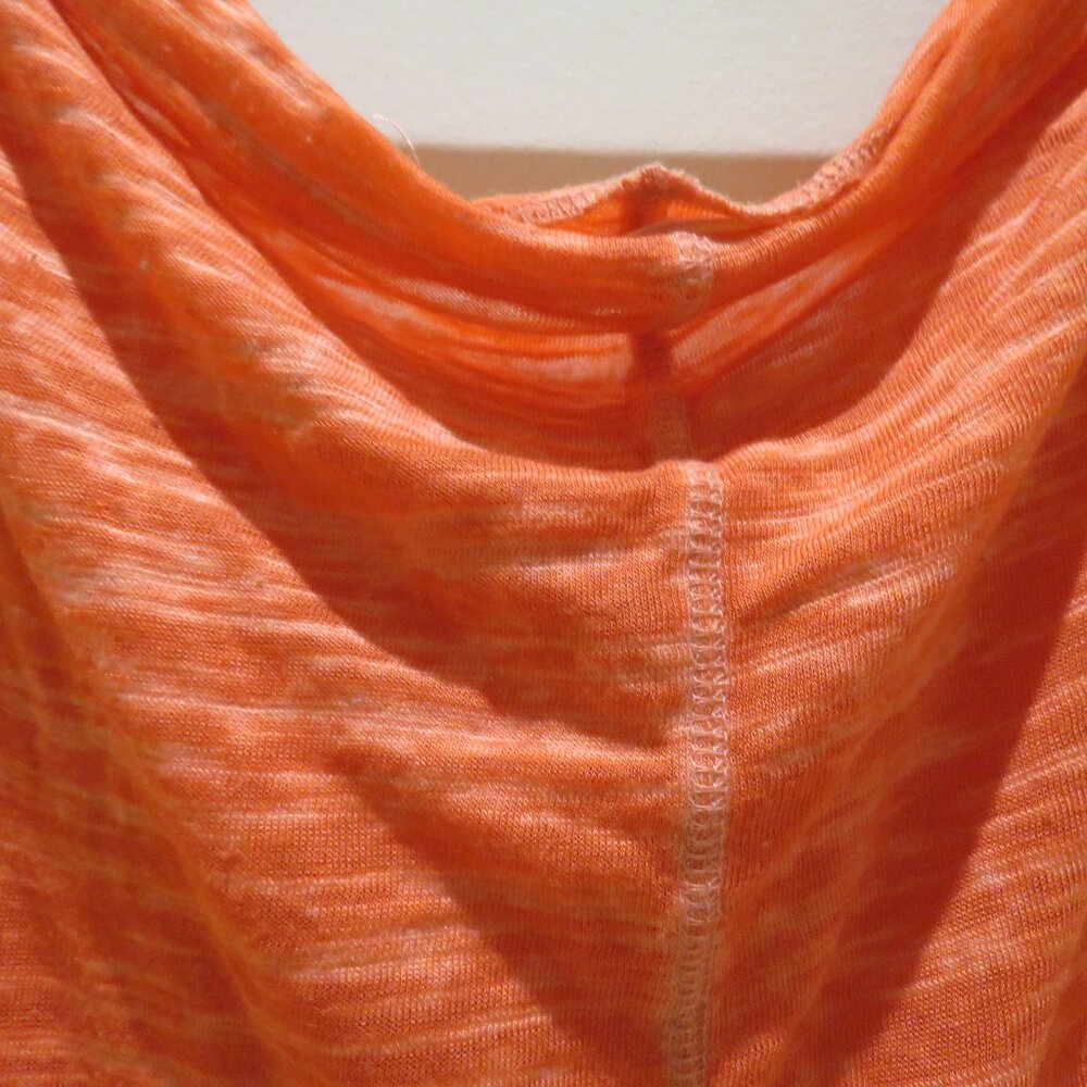 FREE PEOPLE WE THE FREE Astrid Neck Burnout Oversized Top in Lotus Red Boho L - Picture 13 of 14